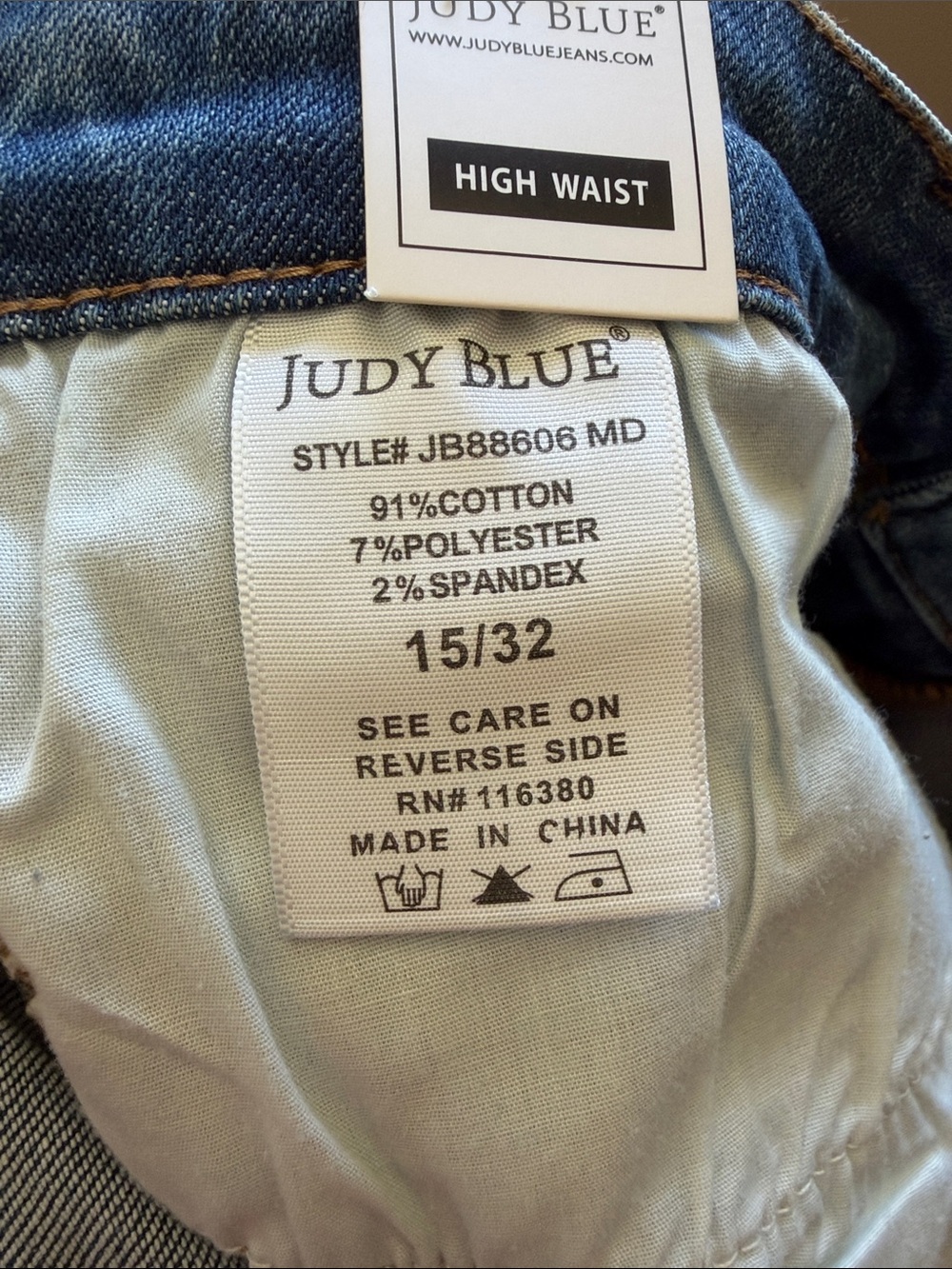 Judy Blue Western Embroidered High Waist Flare Jeans JB88606 - Size 15/32 NWT - Picture 13 of 13